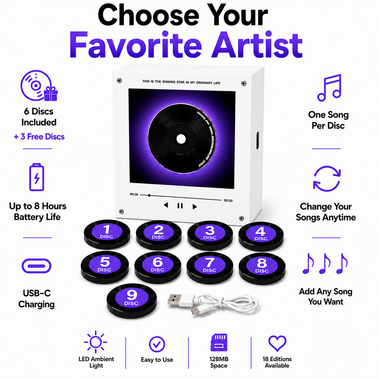 Replay Music Player – Justin Bieber Edition